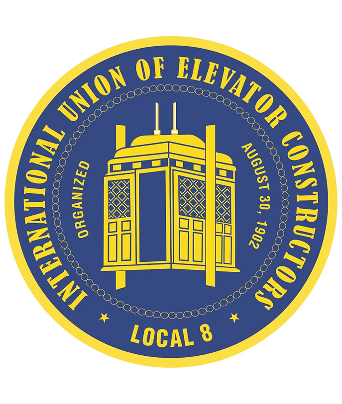 logo of International Union of Elevator Constructors Local 8
